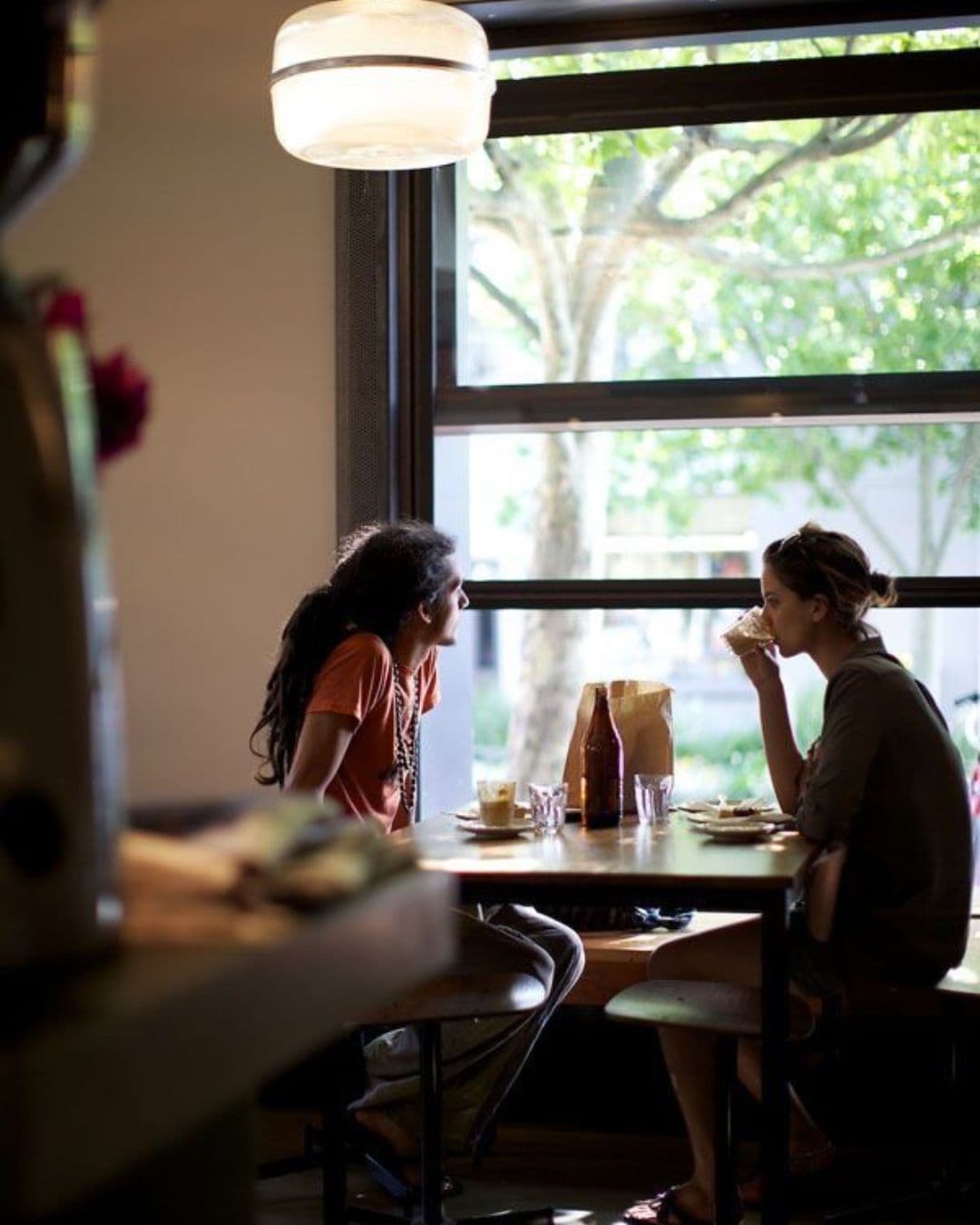 Cafe seating area